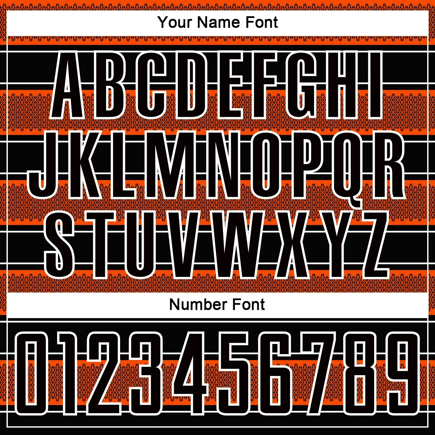 Custom Black Orange-White Geometric Shapes And Line Sublimation Soccer Uniform Jersey
