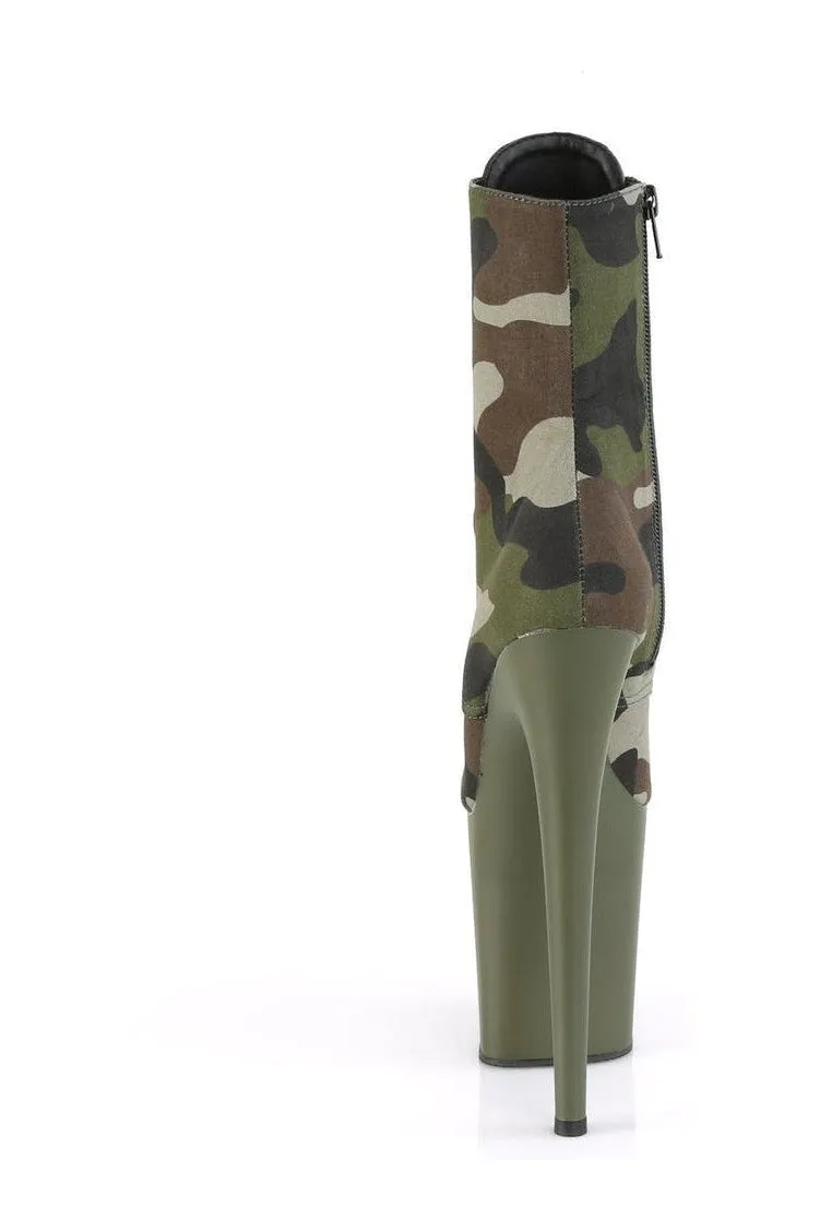 FLAMINGO-1020CAMO Exotic Boot | Kahki Fabric